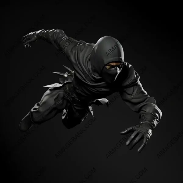 Designing agile and acrobatic animations for a ninja character