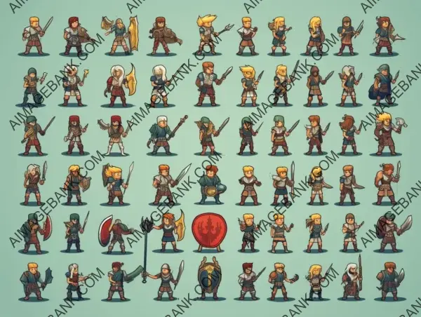 Crafting an animation spritesheet for a historical character