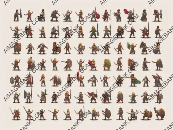 Designing an animation spritesheet for a historical character