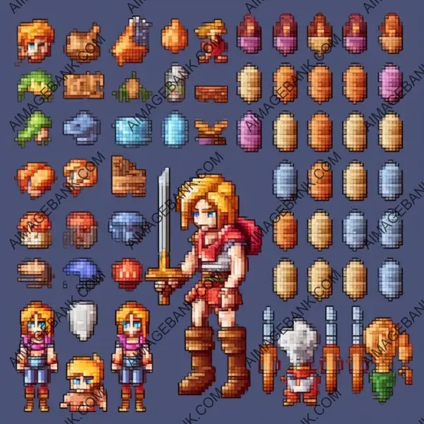 Crafting an immaculate and hyper-detailed pixel art spritesheet