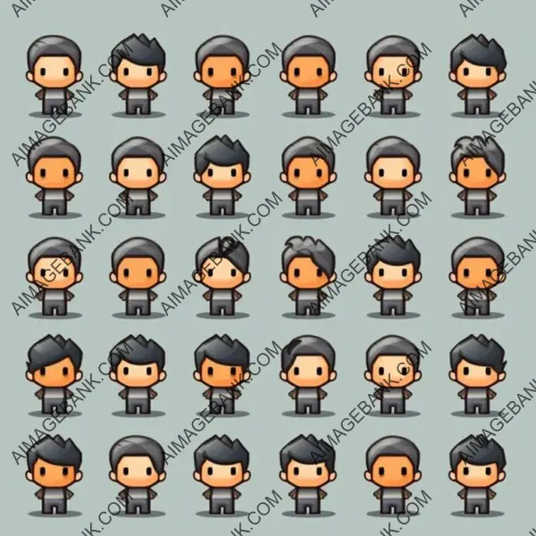 Get pixel art sprite sheets for game graphics