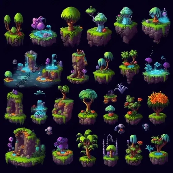 2D Fan-Made Pixel Art Sprites for Unity3D Videogame