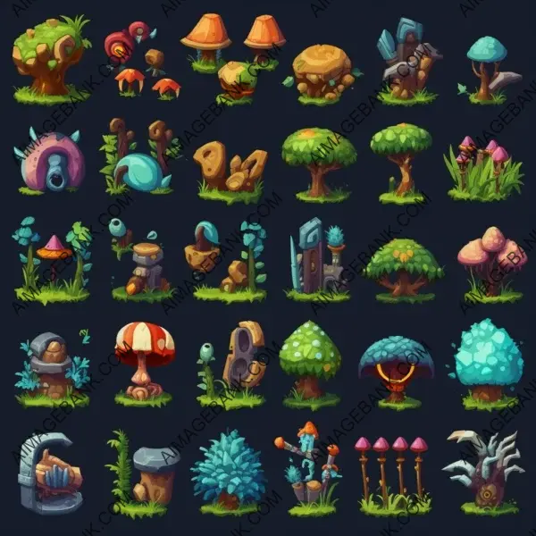 Unity3D Videogame Spritesheet: Pixel Art by 2D Fan