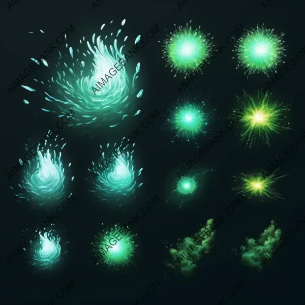 Sprite Sheet for Magic Dime Particle Effects - Aimagebank