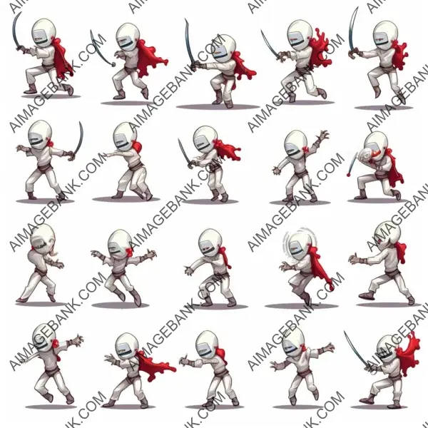 Different Videogame Character Animation Spritesheets