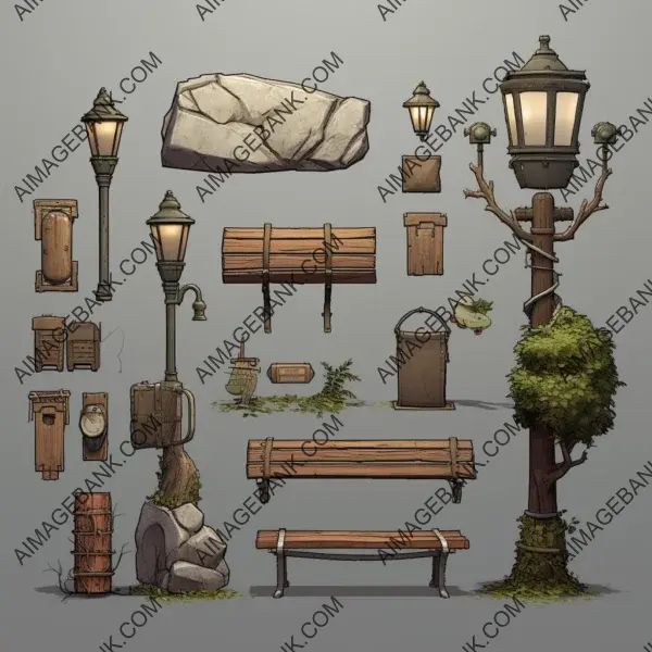 Environmental Props Various Objects &#8211; Craft Interactive and Engaging Game Props