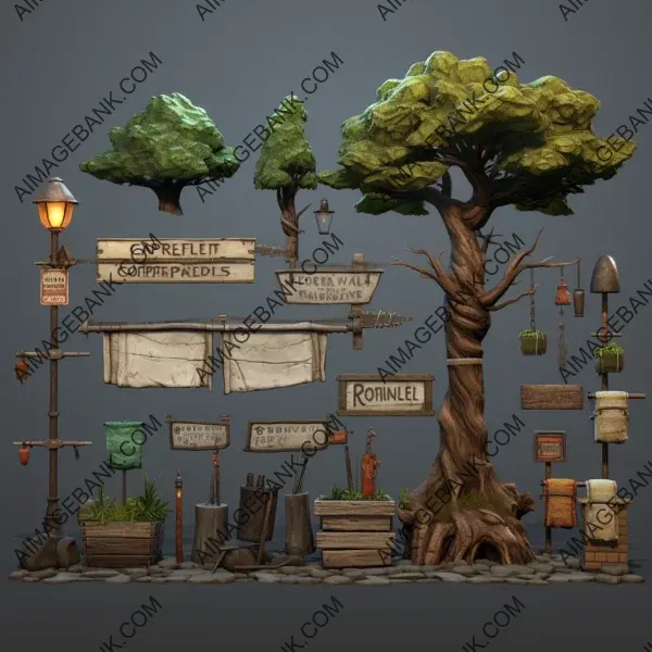 Environmental Props Various Objects &#8211; Create an Authentic and Rich Game Environment