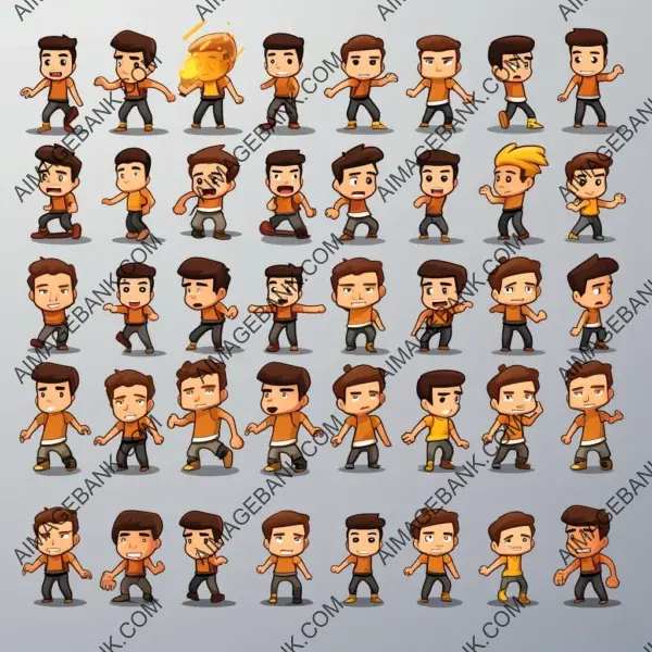 Character Sprite Sheet Complete Set Animation &#8211; Transform Characters into Dynamic Entities