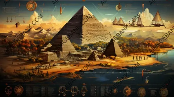 Gaming: Visualizing Ancient Egypt in an Infographic