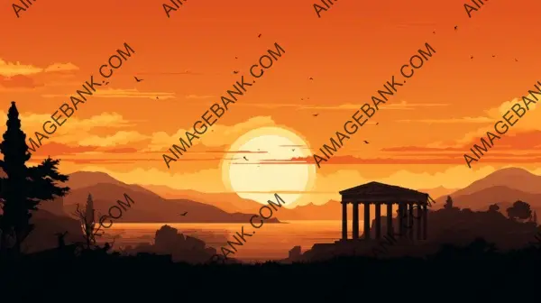 Gaming: Epic Ancient Greece Background Design