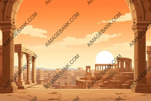 Gaming: Epic Ancient Rome Background Design