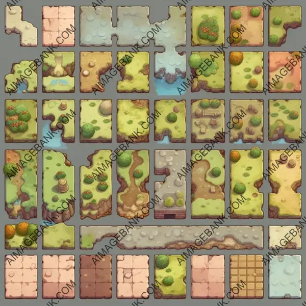 Map Tilesets: Creating Visually Cohesive Sets for Memorable Gaming Adventures