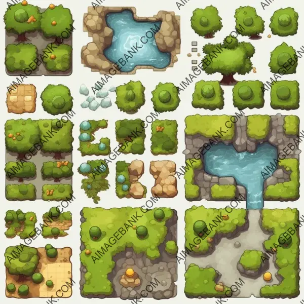 Map Tilesets: Designing Sets for Visually Cohesive and Captivating Game Worlds