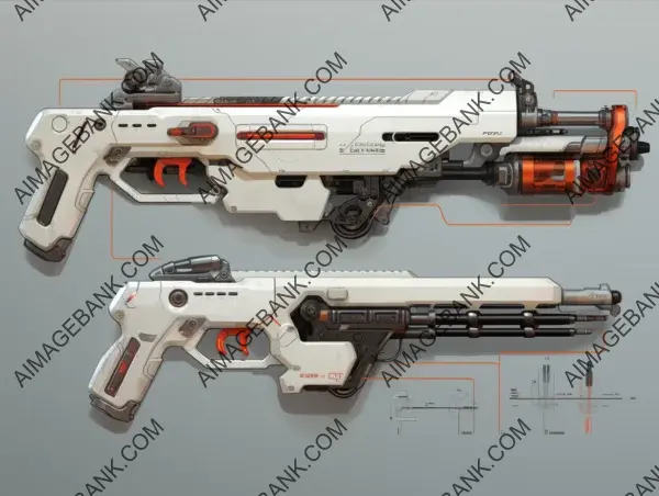 Sci-fi weapon concept art &#8211; Designing Weapons that Shape the Future