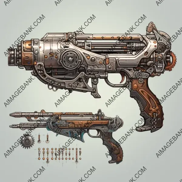 Weapon design detailed &#8211; Building the Visual Legacy of Weapon Illustrations