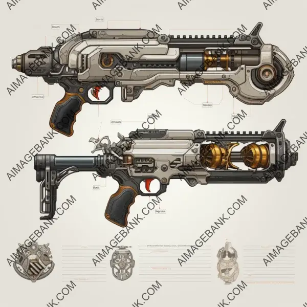 Weapon design detailed &#8211; Building the Visual Legacy of Weapon Concepts