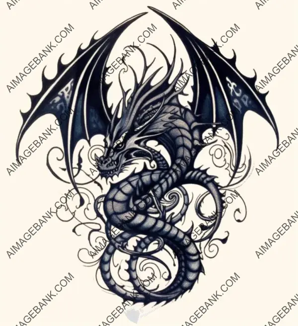 Celebrate intricate beauty: Celtic art, dragon tattoo