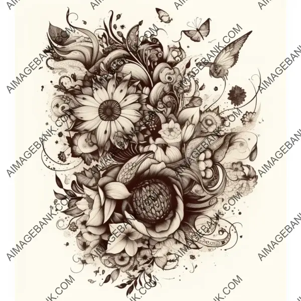 Mesmerizing Tattoo Pattern Beauty Art