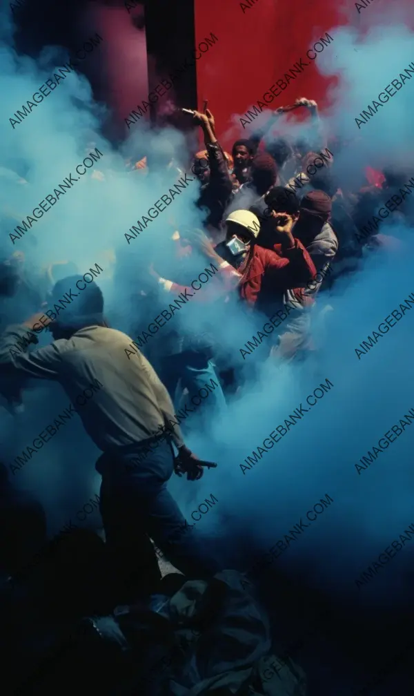 Fighting for change: the powerful struggle of 1968 New York protesters engulfed in tear gas