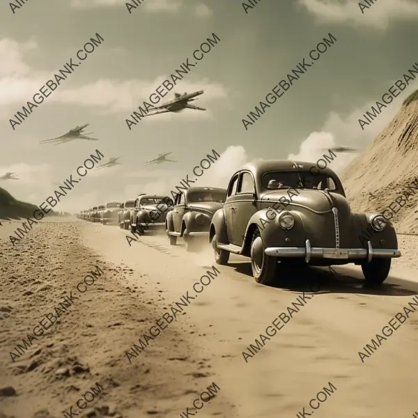 Unforgettable moment: a historical photo capturing the intensity of the WWII Omaha Beach landing