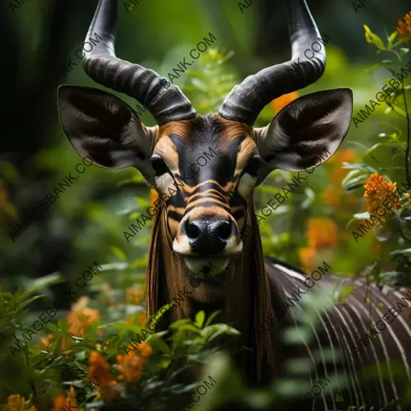 Elusive bongo antelope: a beauty to photograph