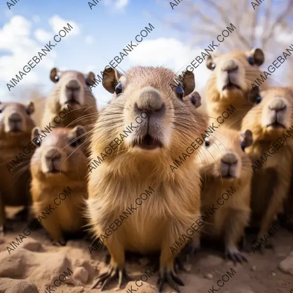 Sociable capybaras: a gathering to capture