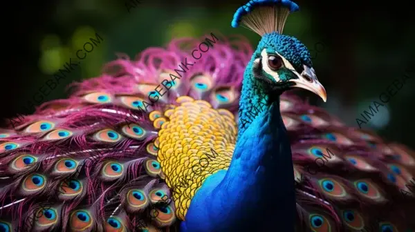 Capturing the peacock&#8217;s display as it spreads its feathers