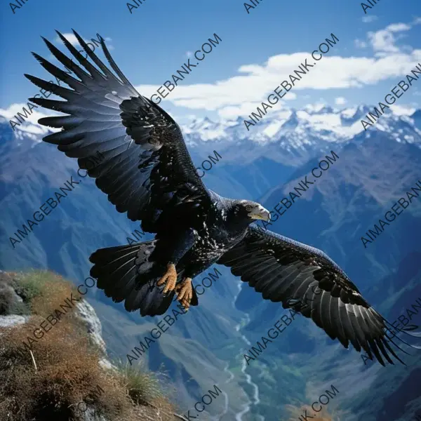 Soaring Andean Condor: A Majestic Flight