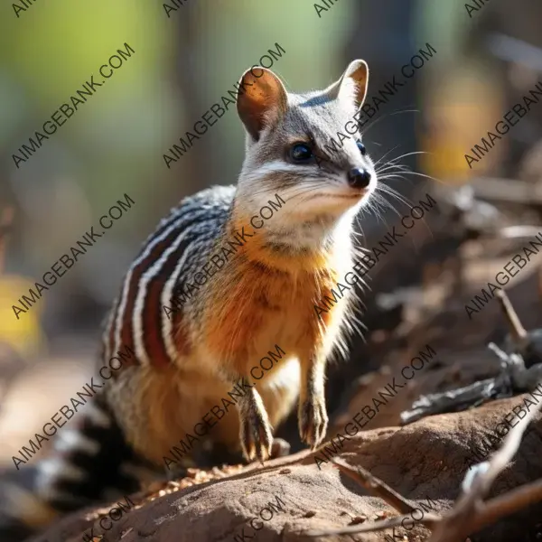 In a frame: the nimble numbat captured in action during a termite hunt