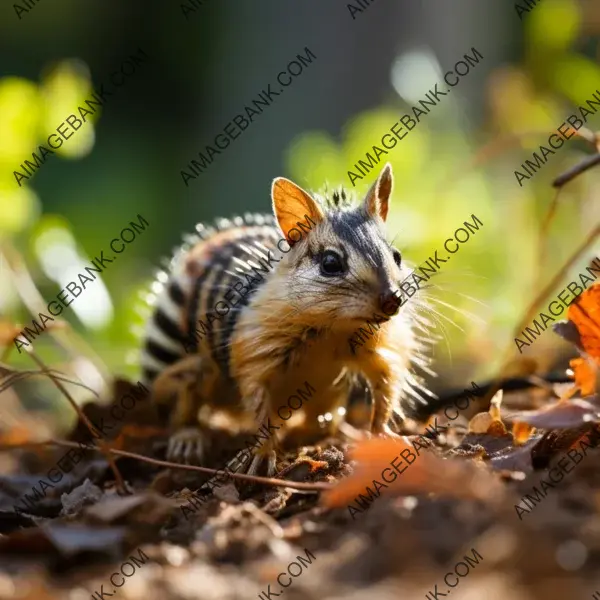 Capturing the nimble numbat in action during a termite hunt