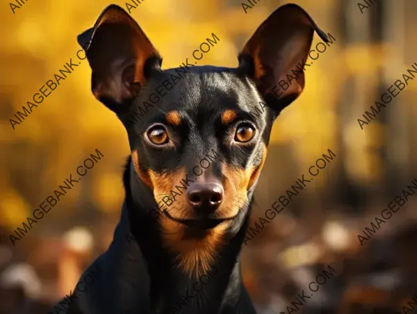 Capturing the Miniature Pinscher in a photograph