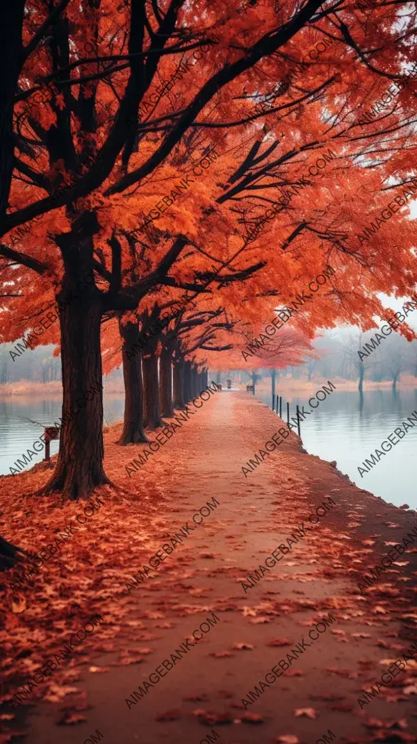Fiery Autumn Foliage: A Burst of Colors