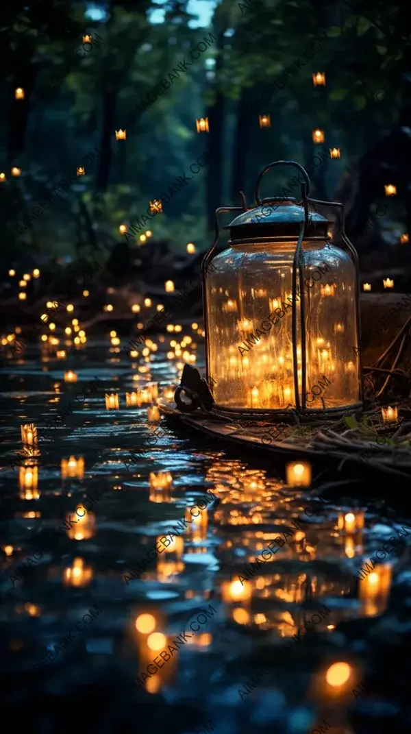 Luminous Fireflies Embrace the Night&#8217;s Warmth