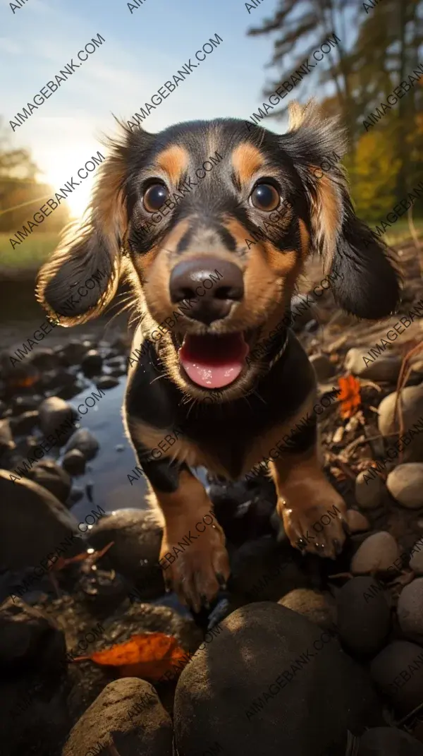 Embracing the Mischievous Moments with a Dachshund Puppy