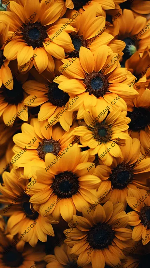 Sunflowers Basking in Nature&#8217;s Glow