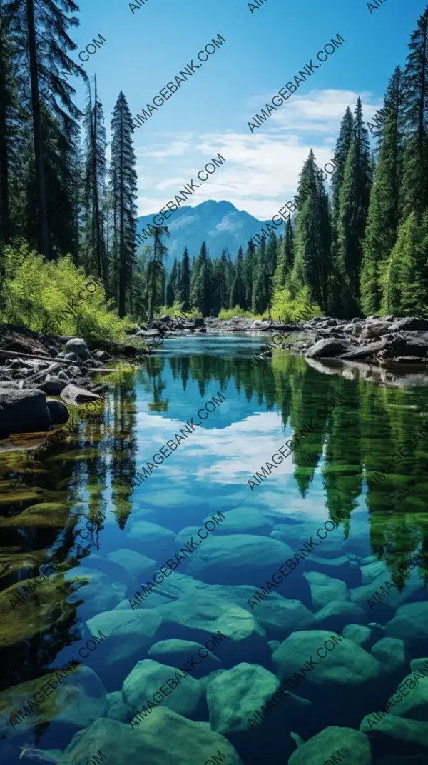 Reflective Mirror Lake: A Mesmerizing View