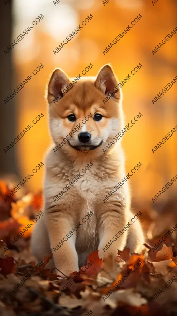 Regal Akita Inu Puppy&#8217;s Adoration