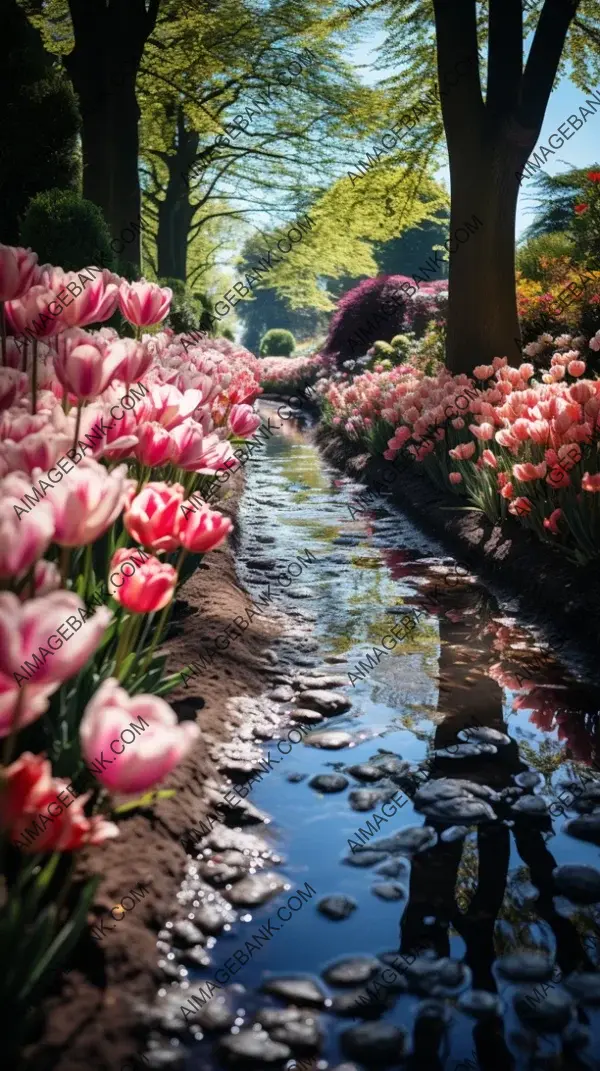 Colorful Keukenhof Gardens in Amsterdam