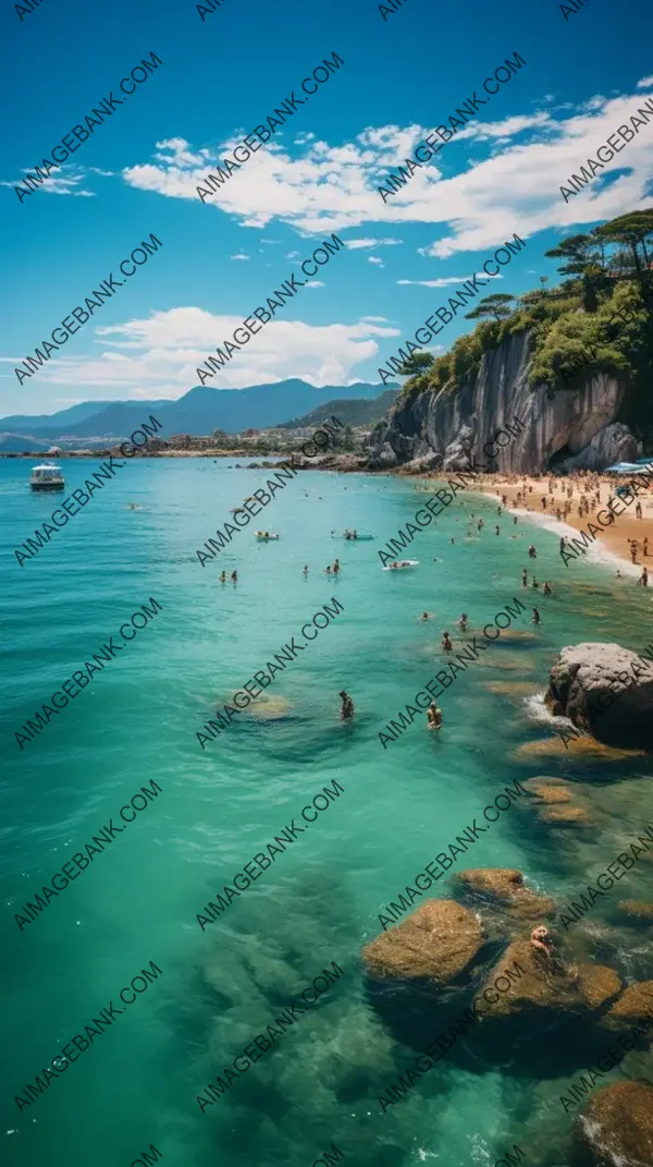 World-Famous Copacabana Beach in Rio