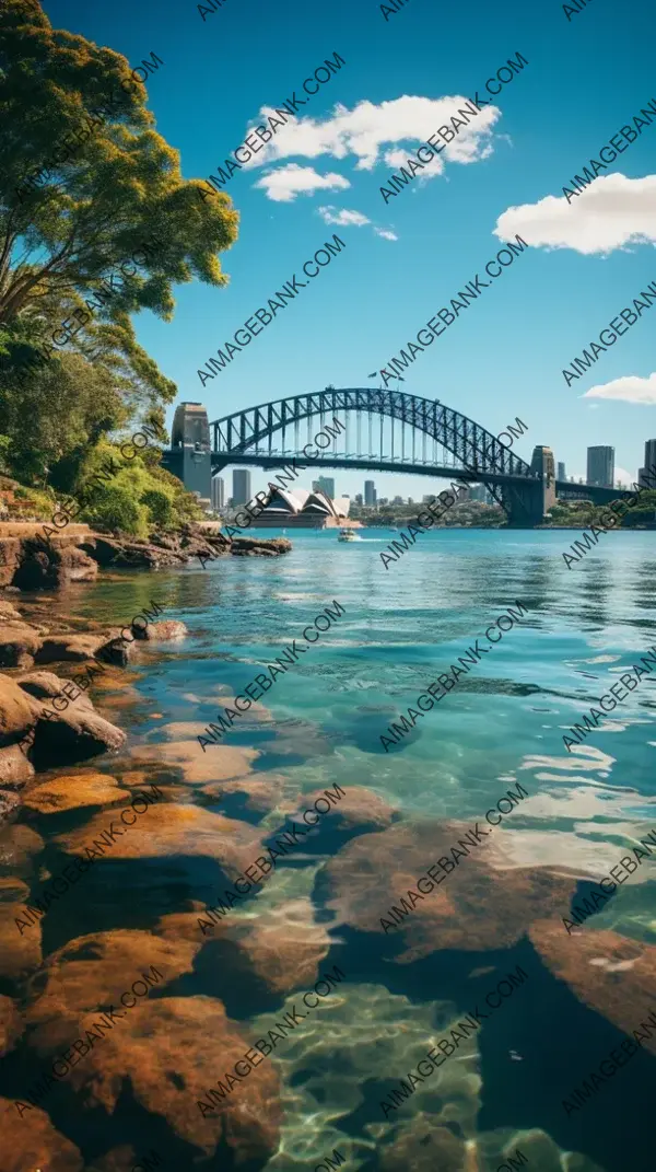 Marvel at the architectural wonder of the Harbor Bridge.