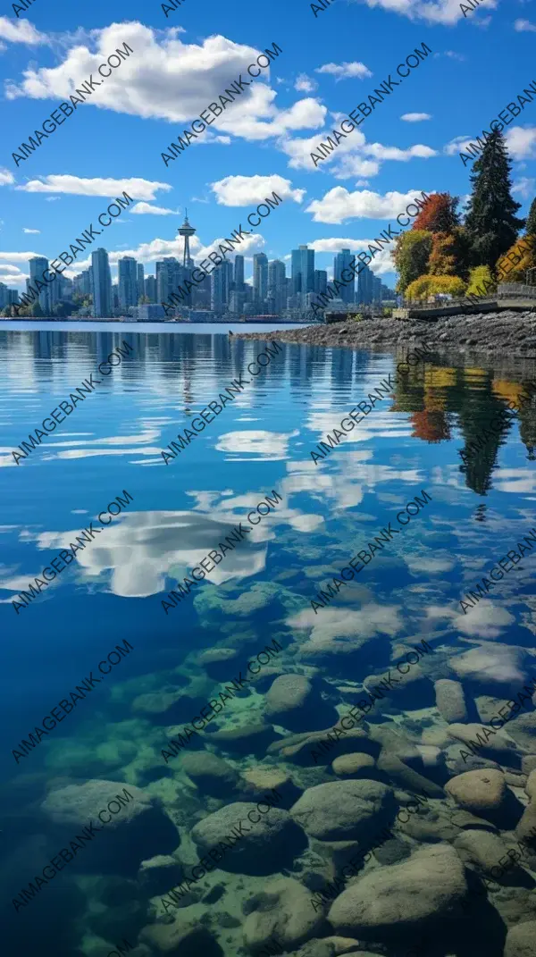 Experience the modern reflections of Vancouver city.