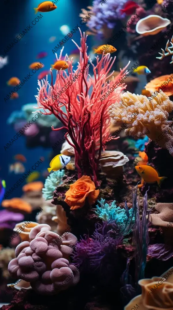 Discover the awe-inspiring beauty of vibrant coral reef life.