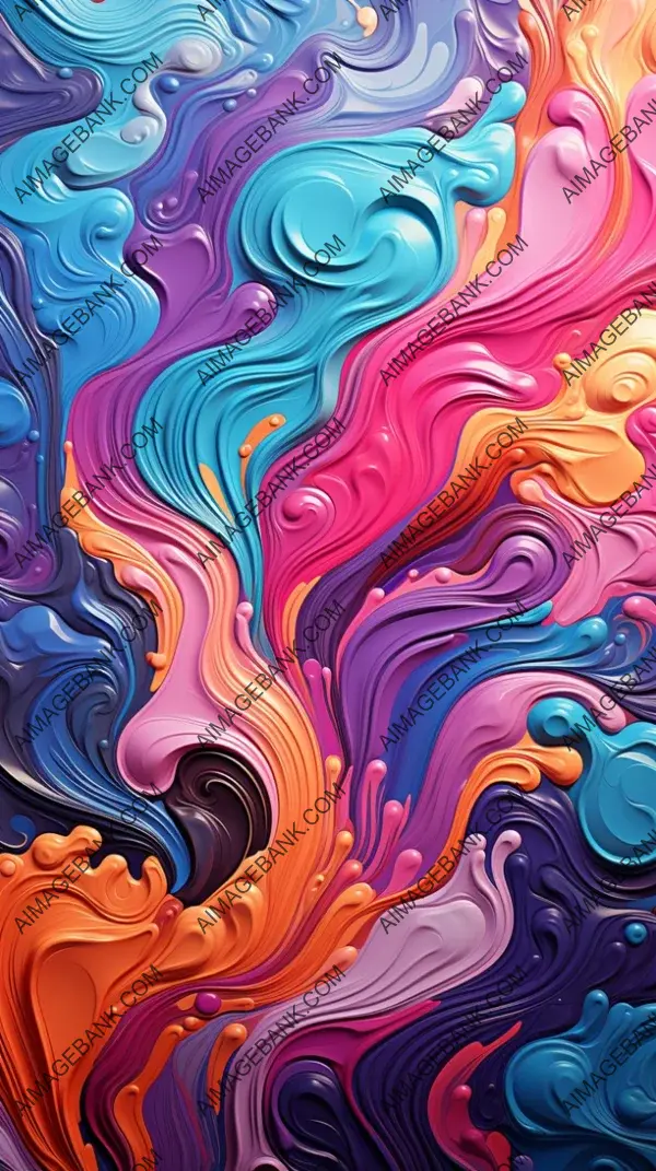 Background Chromatic Rhapsody: Dive into Swirling Colors