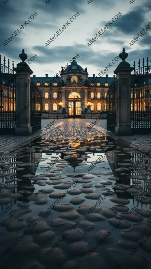 Background Copenhagen Amalienborg Palace: Regal Grandeur