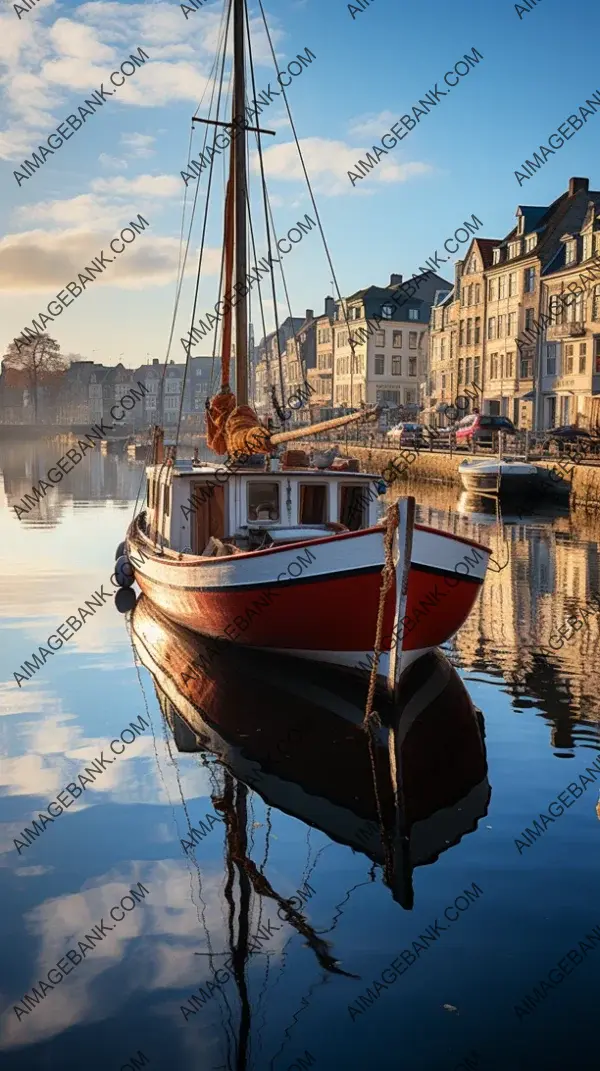 Background Copenhagen Harbor Beauty: A Coastal Wonder