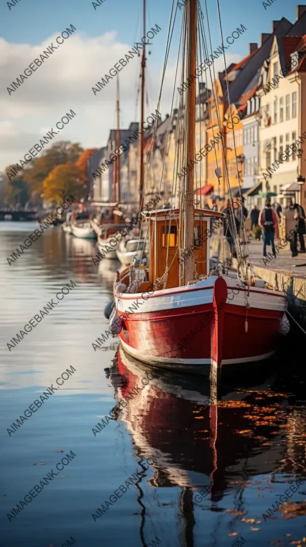 Background Copenhagen Harbor Beauty: A Seaside Getaway