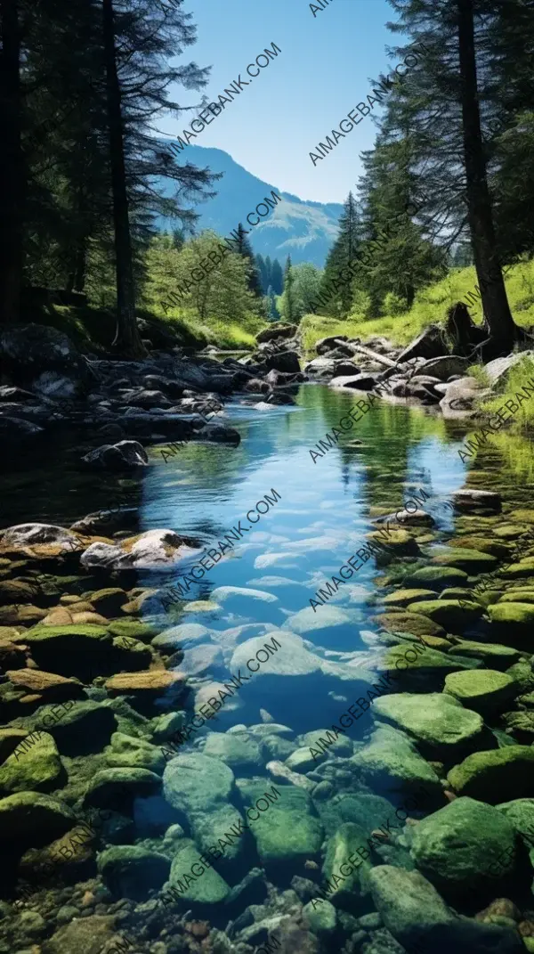 Refreshing Mountain Stream &#8211; Crystal Serenity