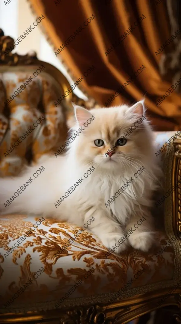 Elegant Persian Kitten Captivates Hearts