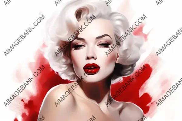 Create Playful Caricature of Marilyn Monroe