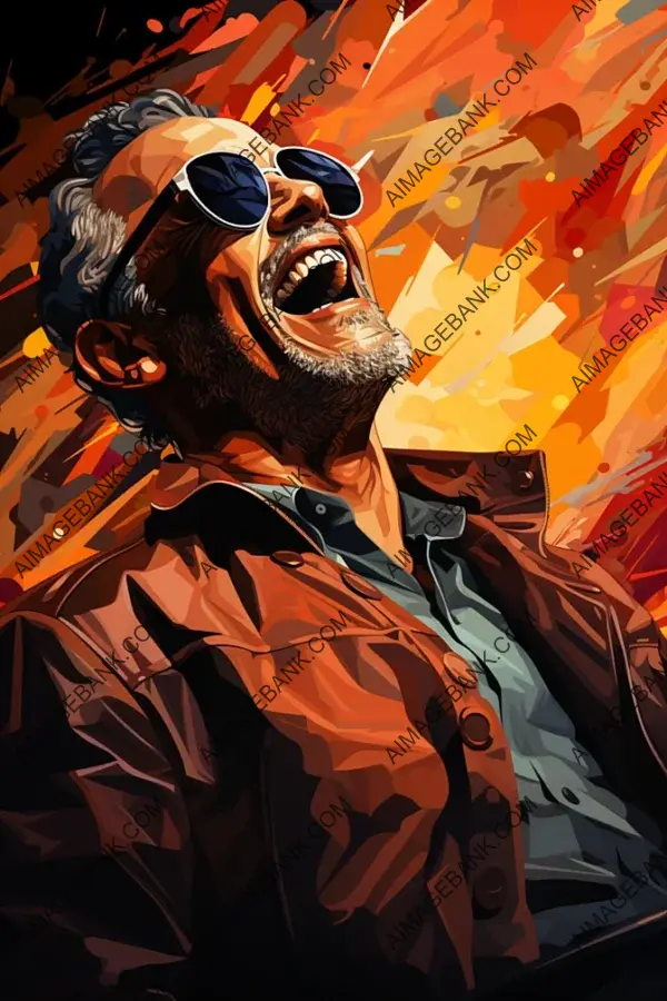 Illustrate Legendary Ray Charles in Vector